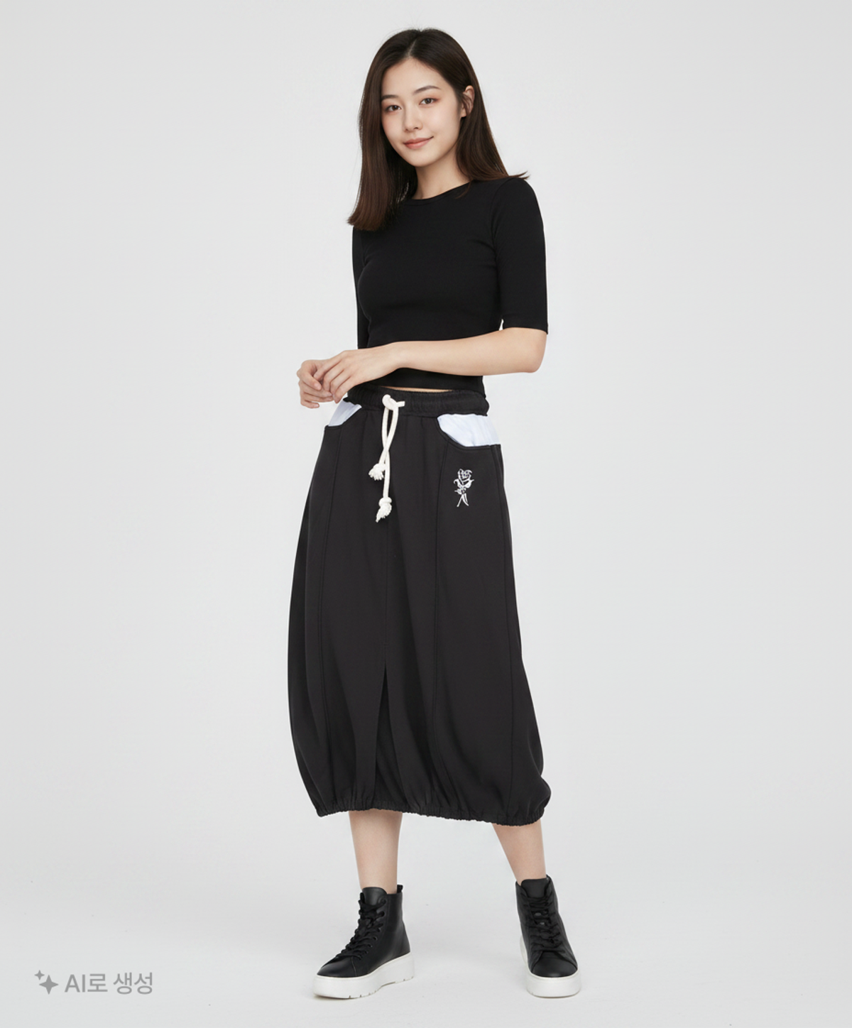 기준(KIJUN) 롱스커트 S