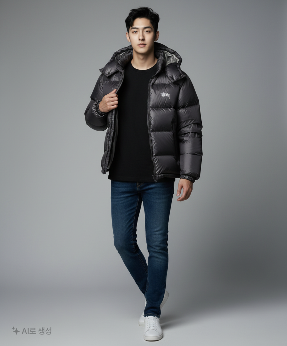 스투시(STUSSY) 숏 패딩/숏 헤비 아우터 XL