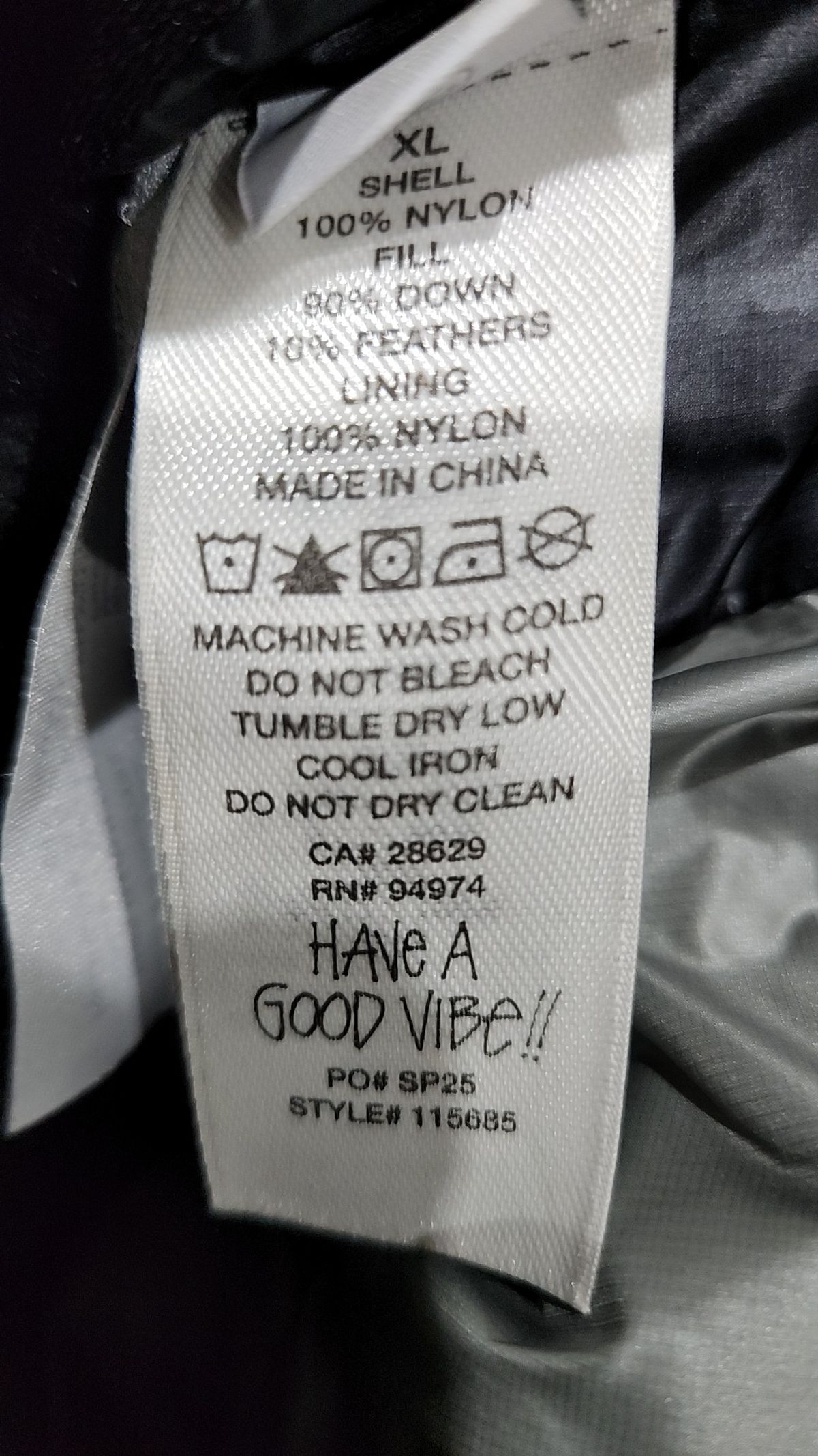 스투시(STUSSY) 숏 패딩/숏 헤비 아우터 XL