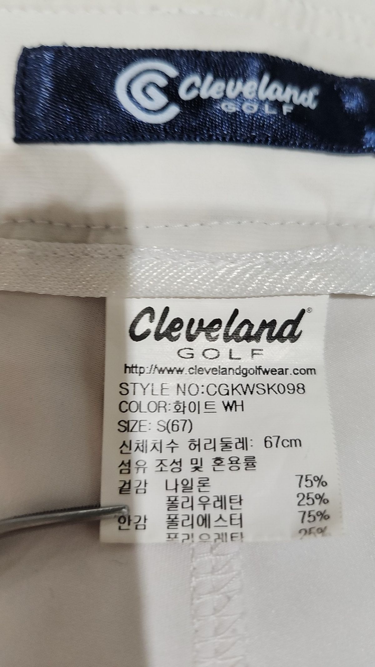 클리브랜드 골프(CLEVELAND GOLF) 미니스커트 S
