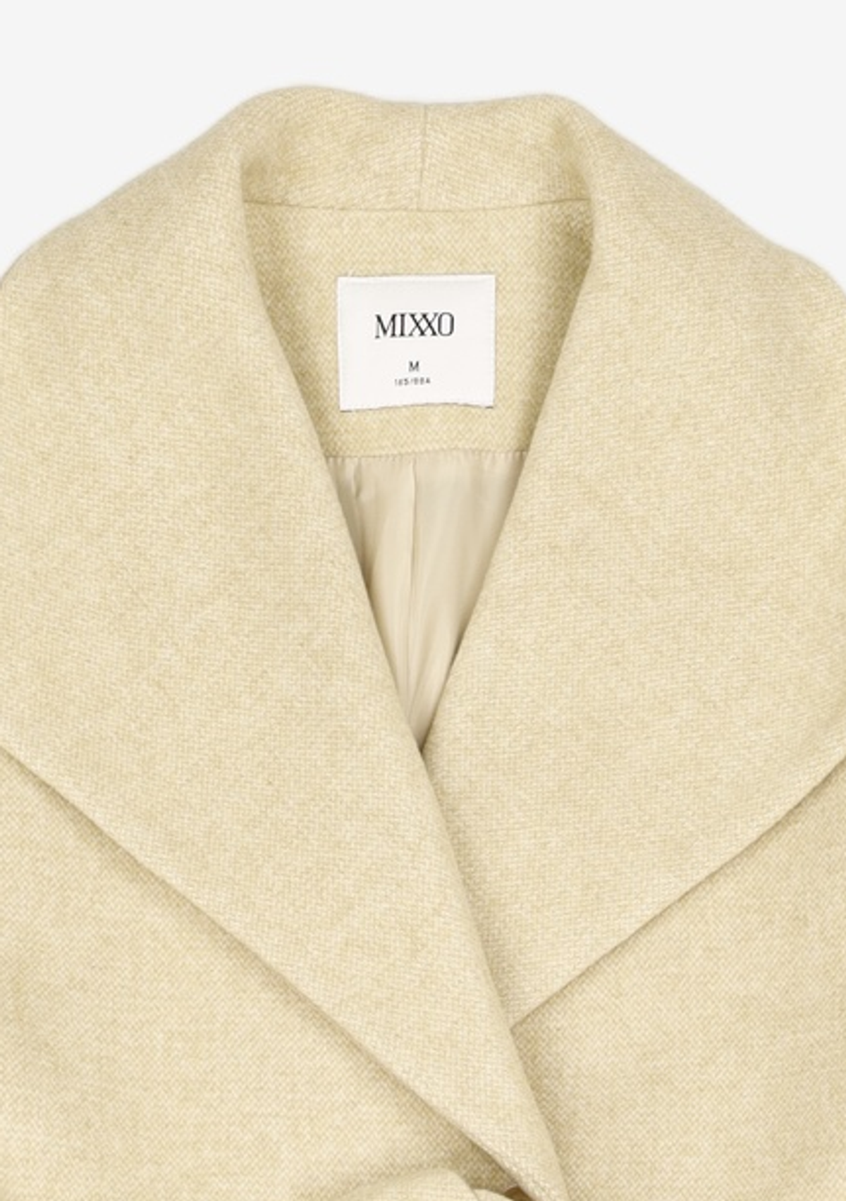 미쏘(MIXXO) 빅카라 벨티드코트 MIWJHC113G M