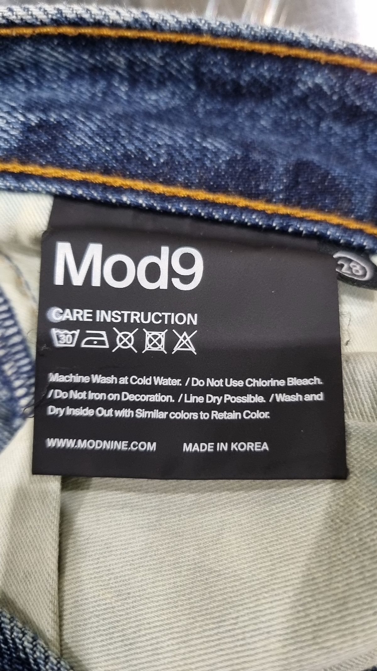 모드나인(MODNINE) 청/데님 팬츠 28