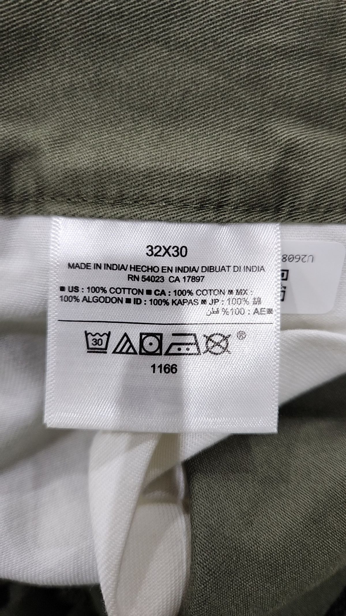올드네이비(Old Navy) 코튼 팬츠 32X30