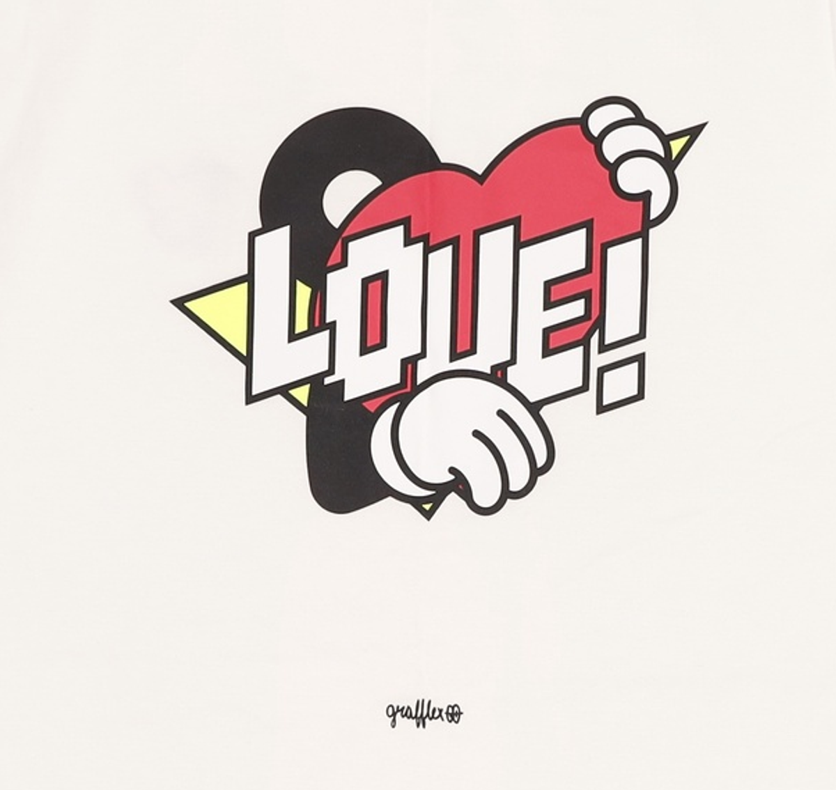 앤드지(AND Z) [그라플렉스 콜라보] 럭키N러브 그래픽 반팔티 (WT)_BZA2TR1303WT 110