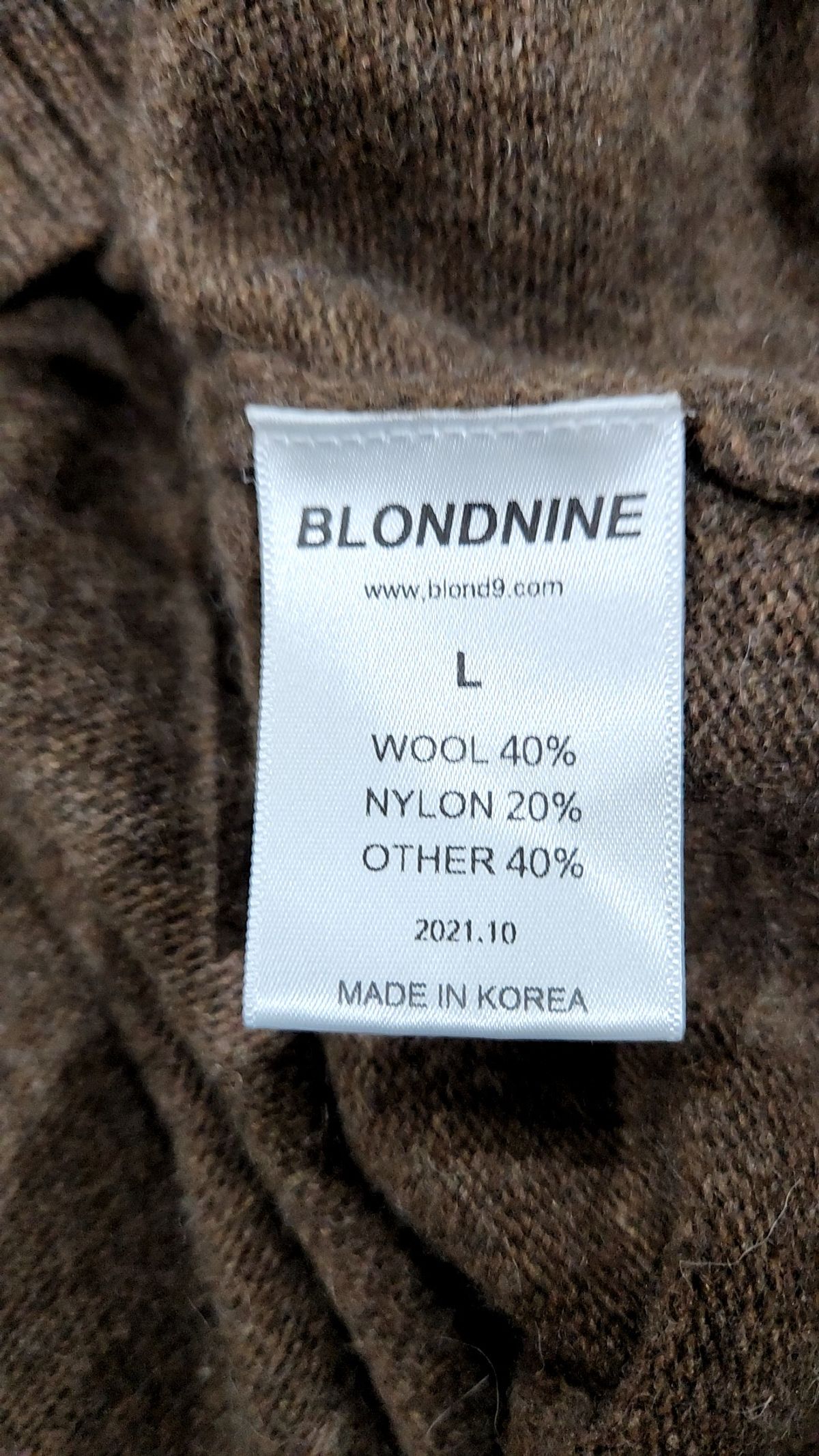 블론드나인(BLOND9) 베스트 L