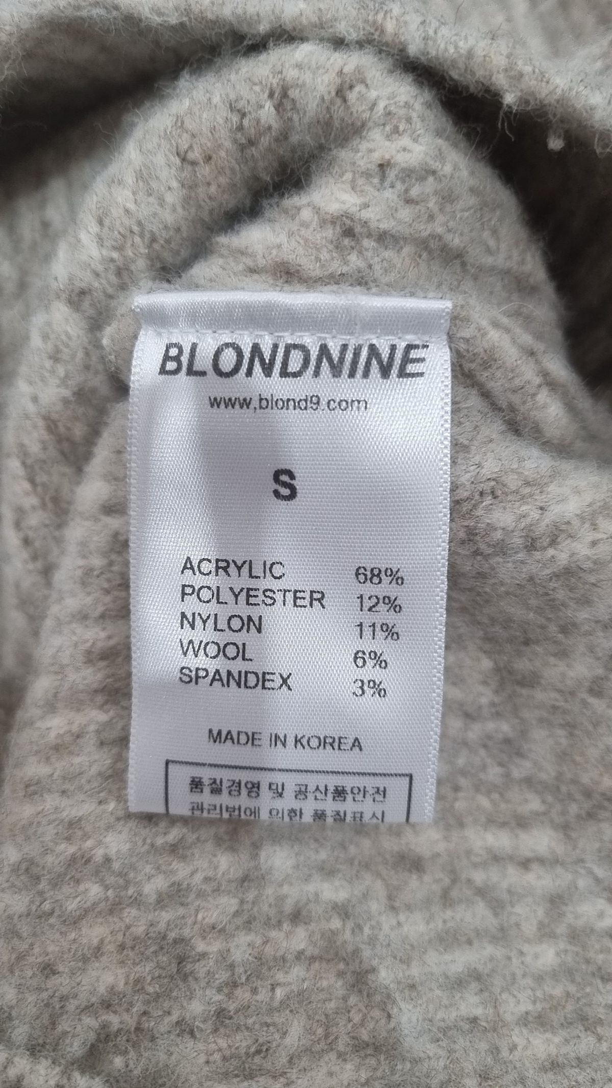블론드나인(BLOND9) 니트/스웨터 S