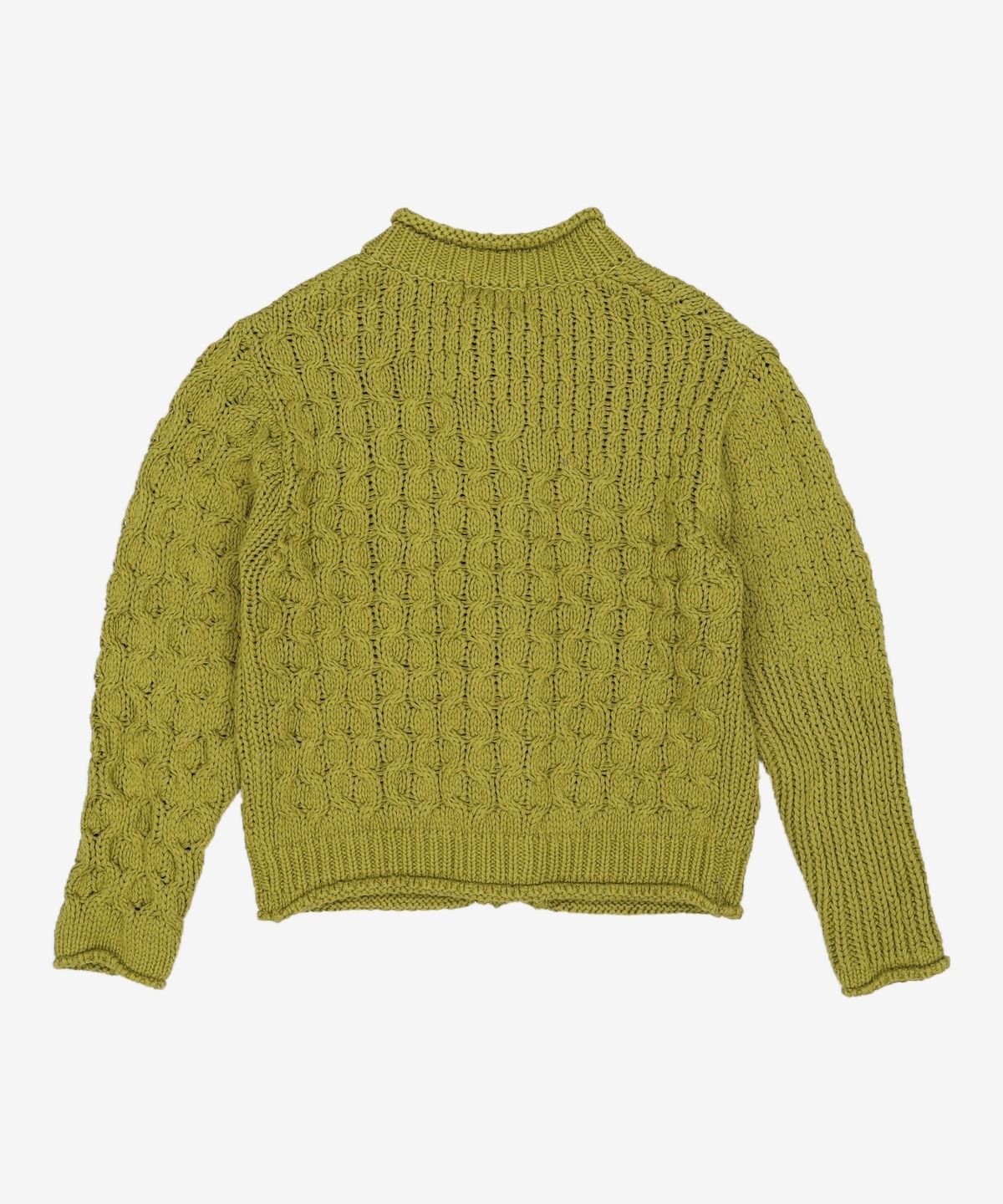 다이애그널(DIAGONAL) CABLE OVER CARDIGAN (olive) XL