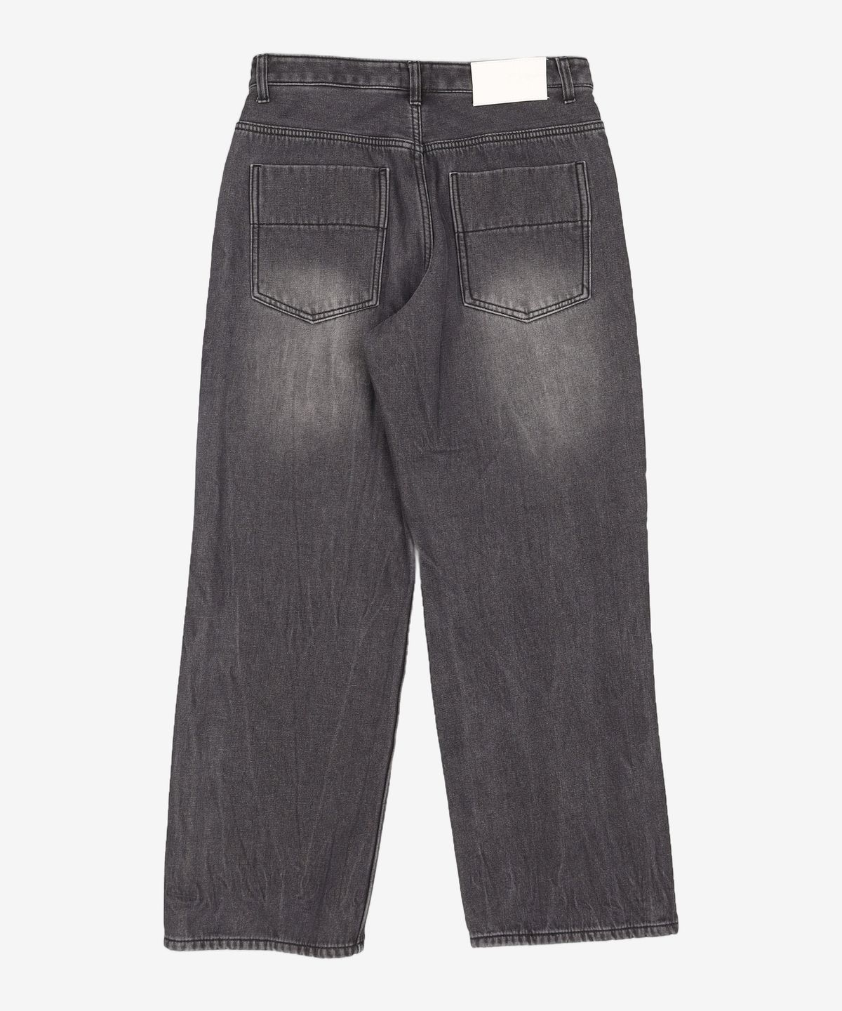 데케트(DECET) Mid Rise Wide Jeans DCPT027AshBlack 32