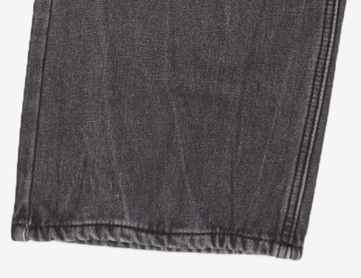 데케트(DECET) Mid Rise Wide Jeans DCPT027AshBlack 32