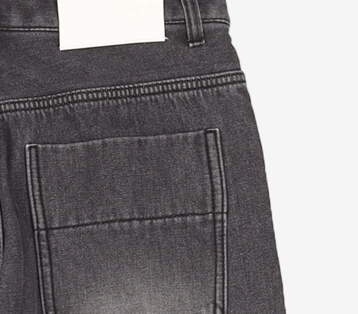 데케트(DECET) Mid Rise Wide Jeans DCPT027AshBlack 32
