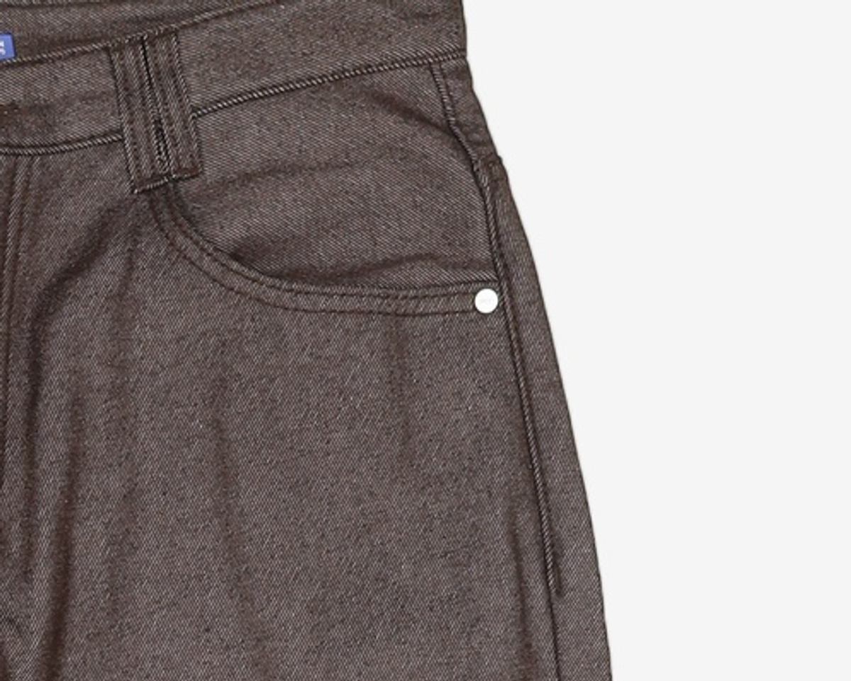 데케트(DECET) Mid Rise Wide Jeans DCPT027BlackCenter 32