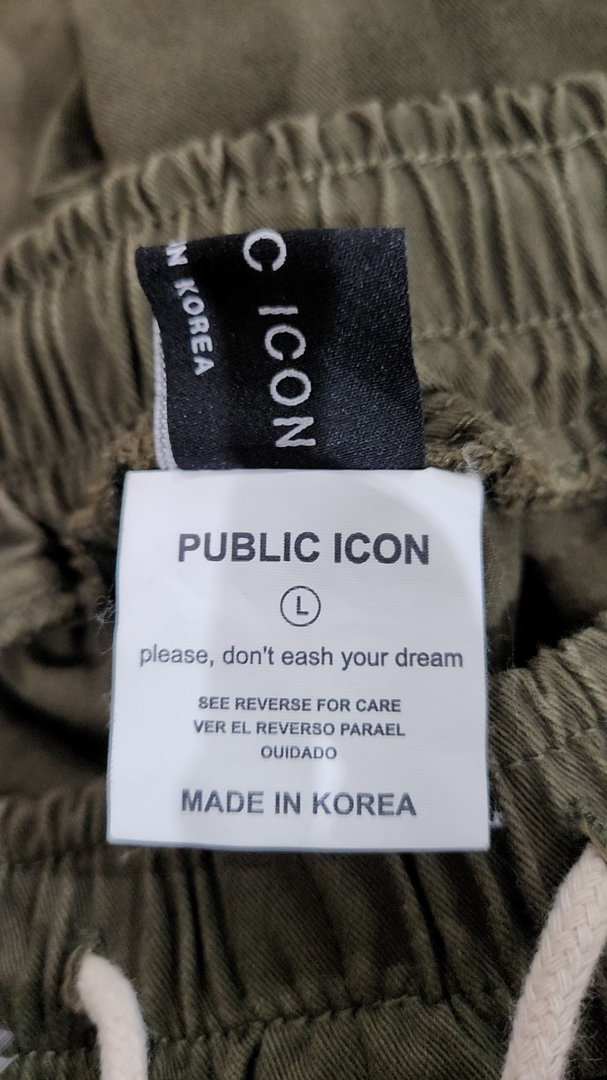 퍼블릭아이콘(PUBLIC ICON) 기타 바지 L