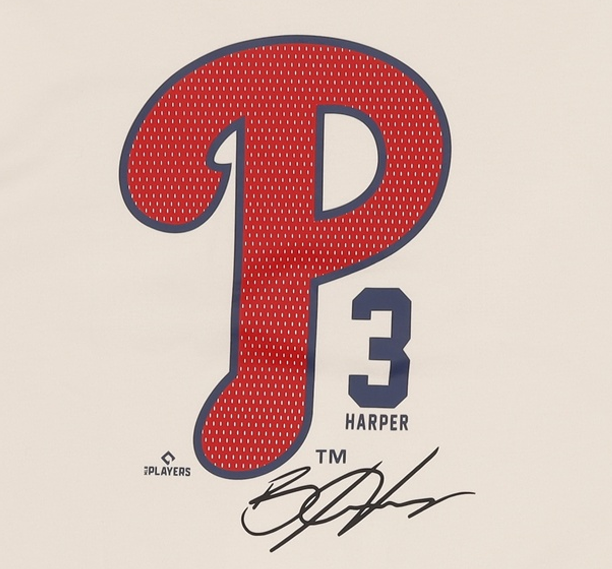 뉴에라(NEW ERA) MLB 필라델피아 필리스 플레이어 시그니처 티셔츠 크림 M