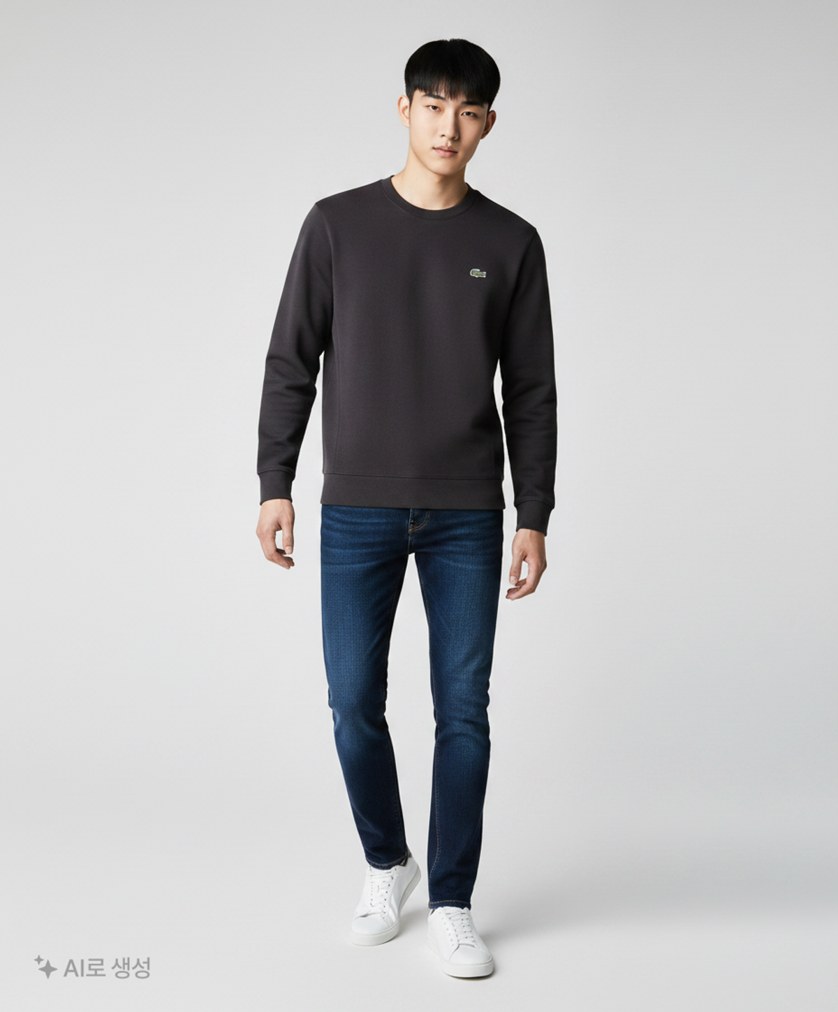 라코스테(LACOSTE) 남성 테크니컬 맨투맨 SH406E-53N 031 XL