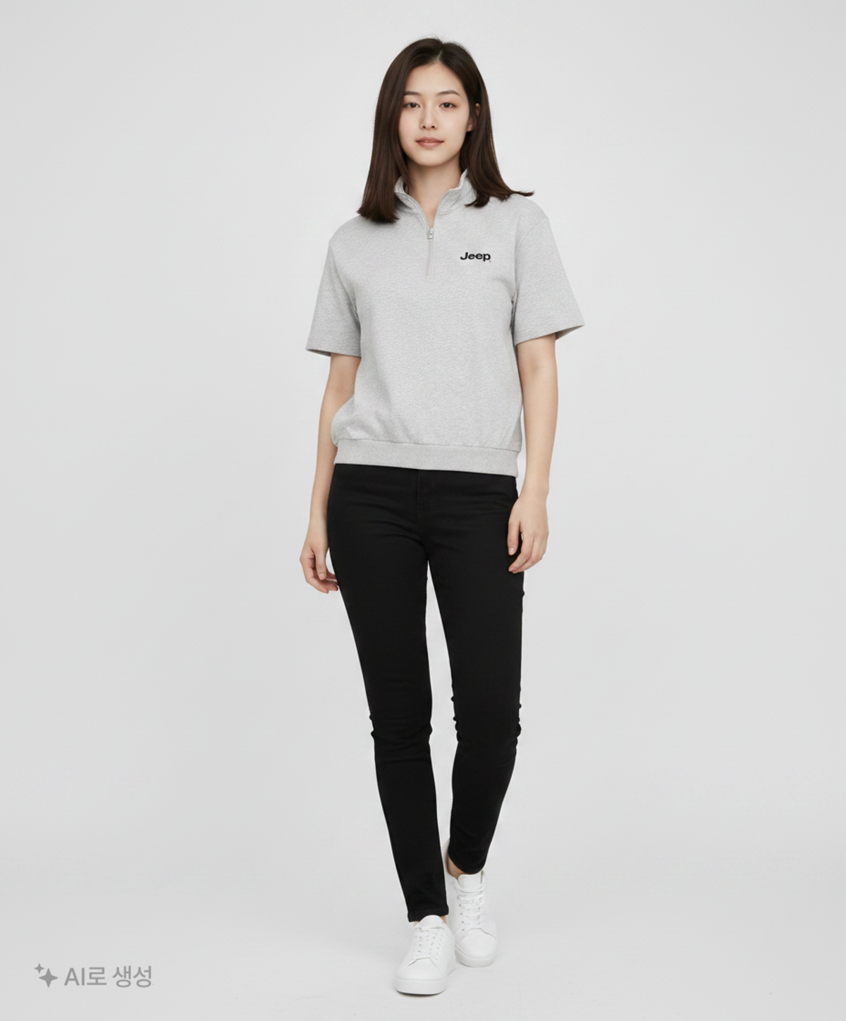지프(JEEP) M-logo 셋업 반팔 집업 11COLOR (JP5TSU170) M