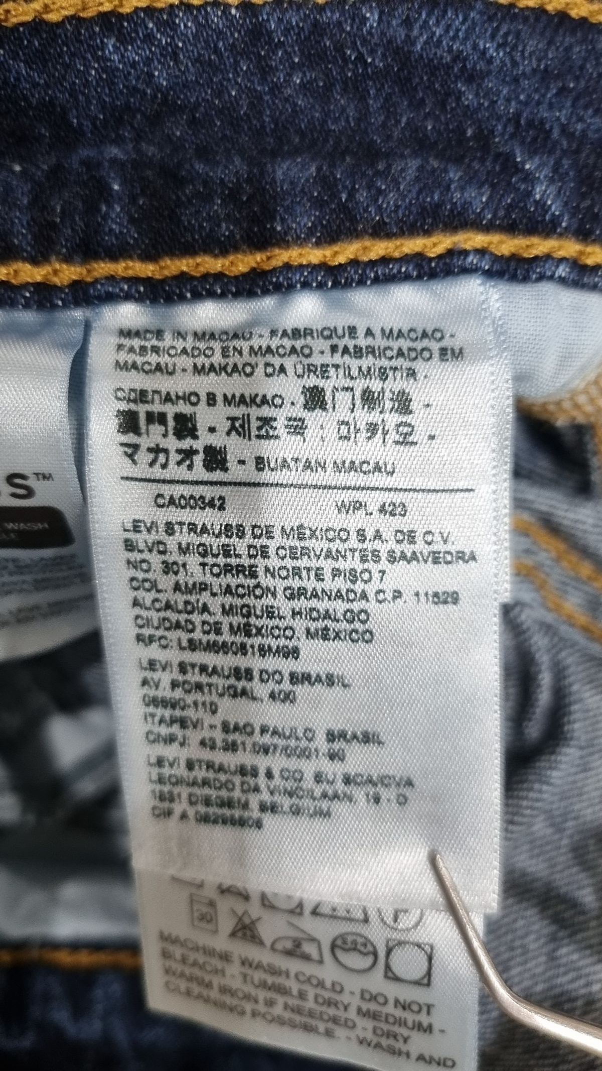 리바이스(LEVI'S) 청/데님 팬츠 64