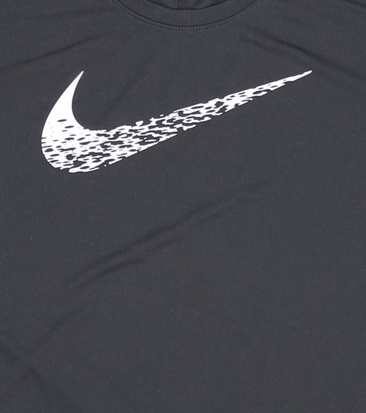 나이키(NIKE) 스우시 런 반소매 러닝 탑 W - 블랙:화이트 / DM7778-010 S