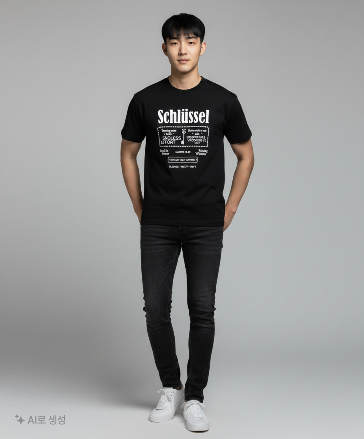 마틴플랜(MARTIN PLAN) Answer Key Half T - BLACK 100