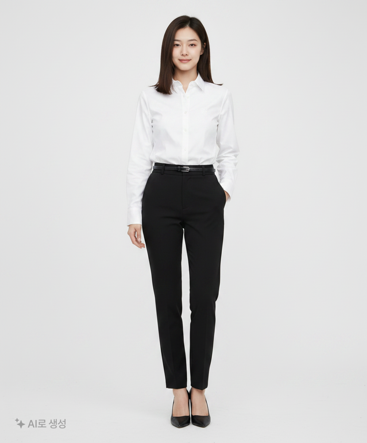 제너럴 아이디어(GENERAL IDEA) 에센셜 클래식 셔츠 [WHITE] / WBC1L03506 S