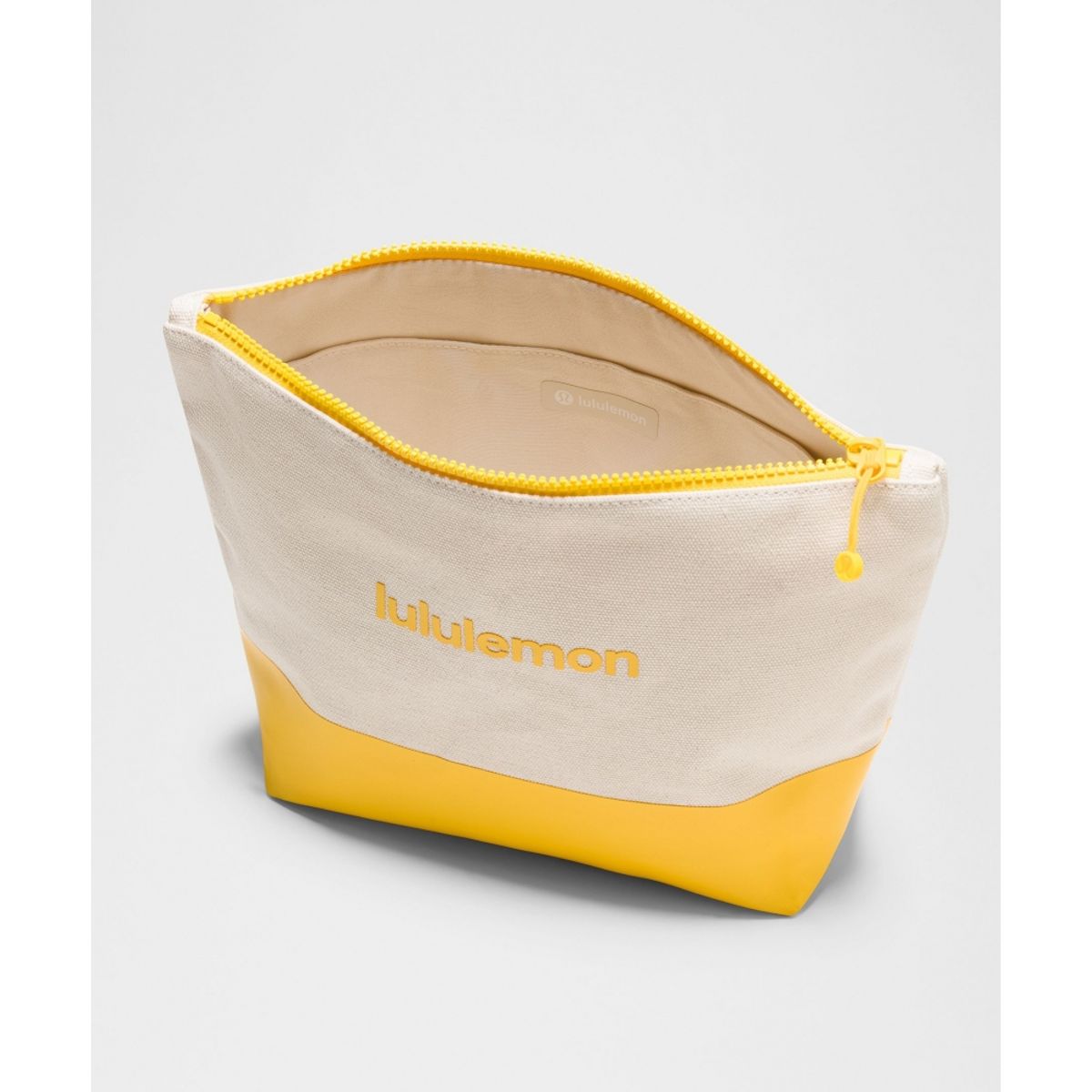 룰루레몬(LULULEMON) 캔버스 파우치 *워드마크  NAT BTCU
