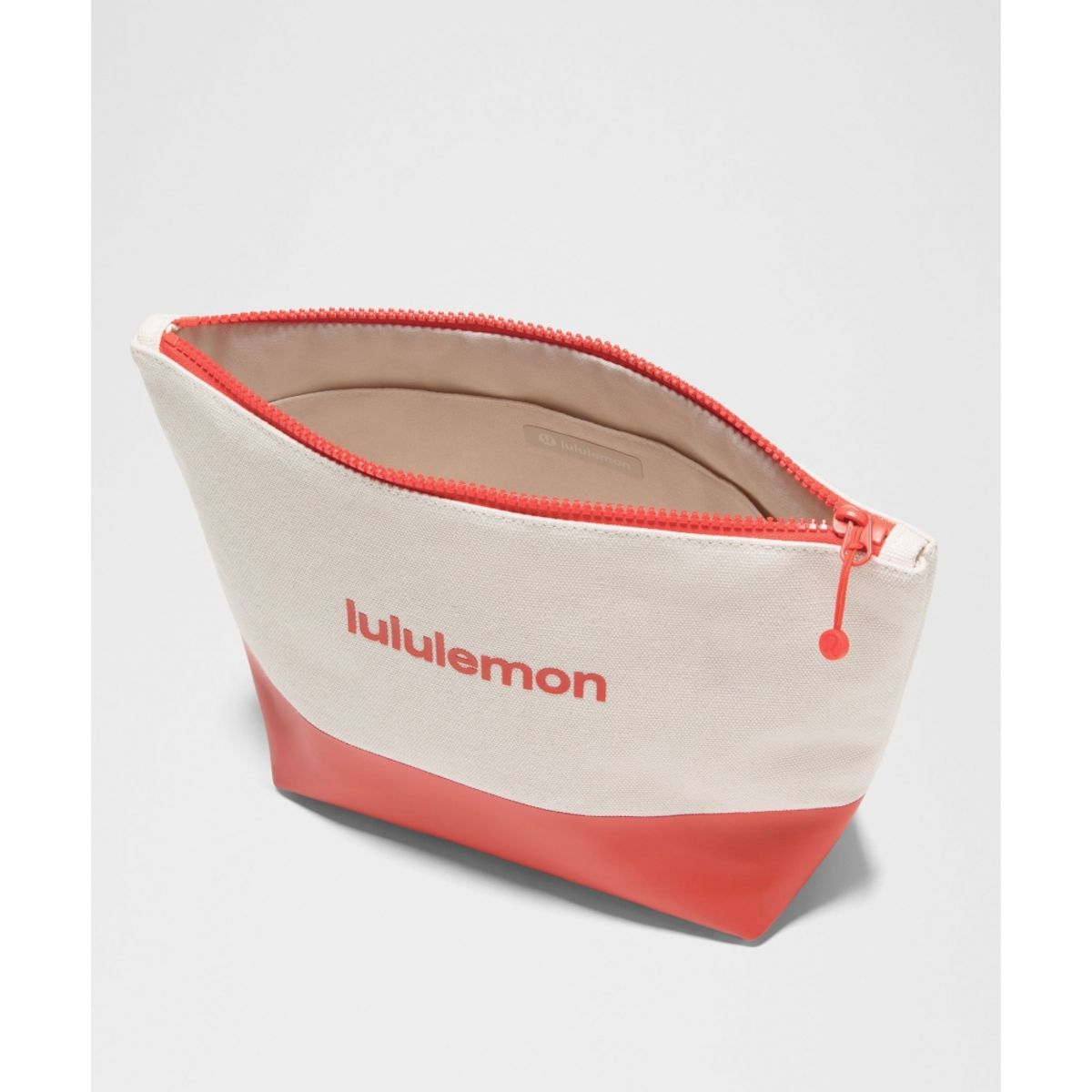룰루레몬(LULULEMON) 캔버스 파우치 *워드마크  NAT CRYE