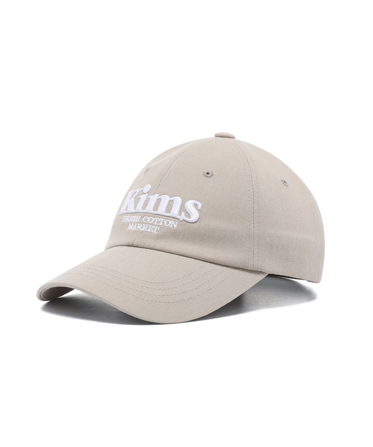 킴스 프레시 코튼 마켓(KIMS FRESH COTTON MARKET) Kims Bam Logo Ball Cap Sand Beige
