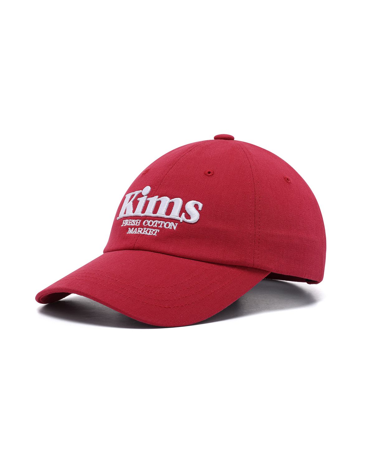 킴스 프레시 코튼 마켓(KIMS FRESH COTTON MARKET) Kims Bam Logo Ball Cap Classic Red