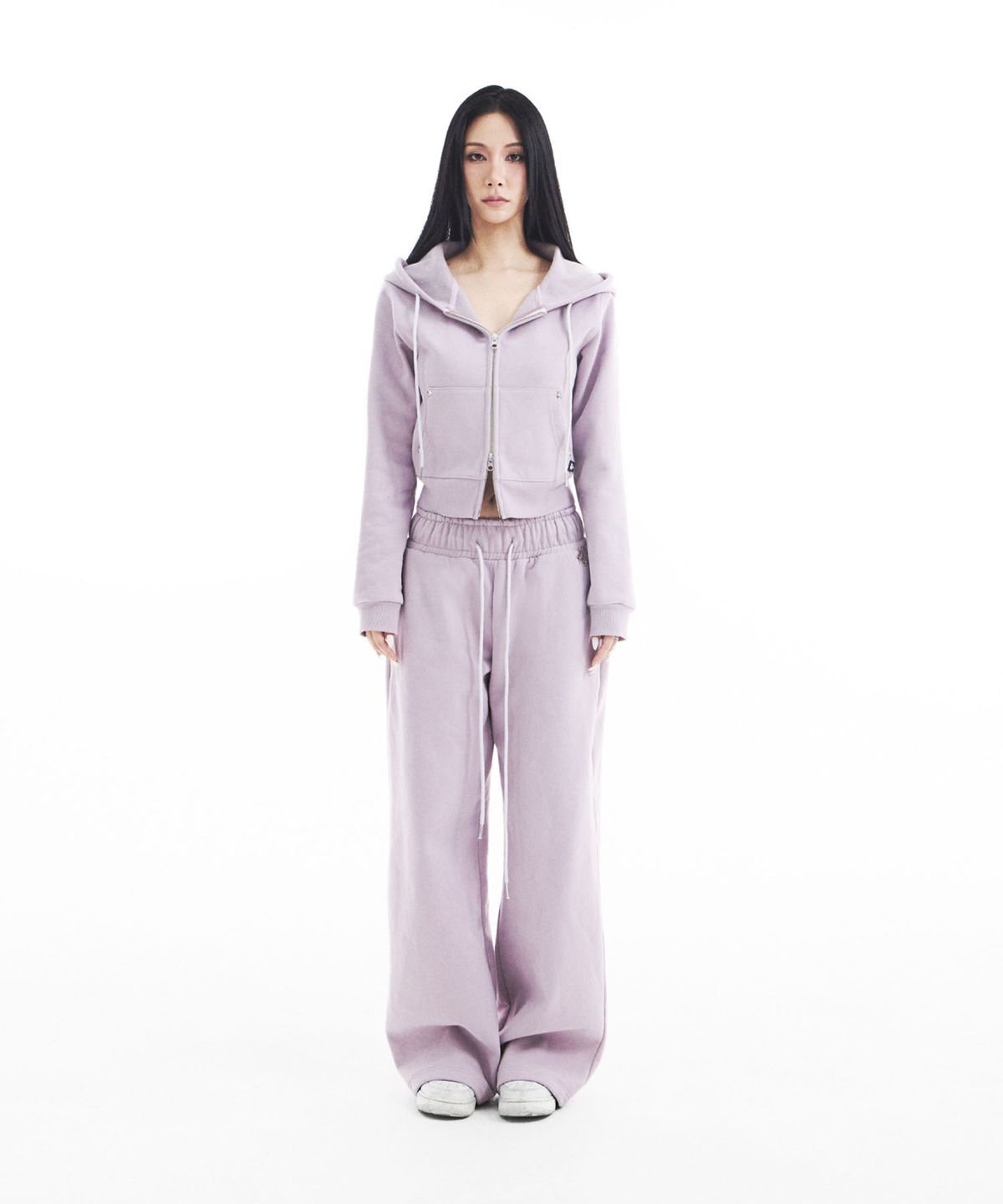 시데라(SIDERA) Star Stud Pants [double-fleece 양기모/ Indie Purple]