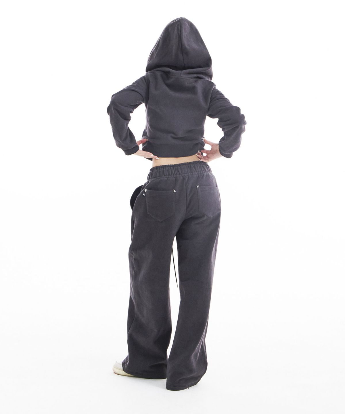 시데라(SIDERA) Star Stud Pants [double-fleece 양기모/Deep Gray]