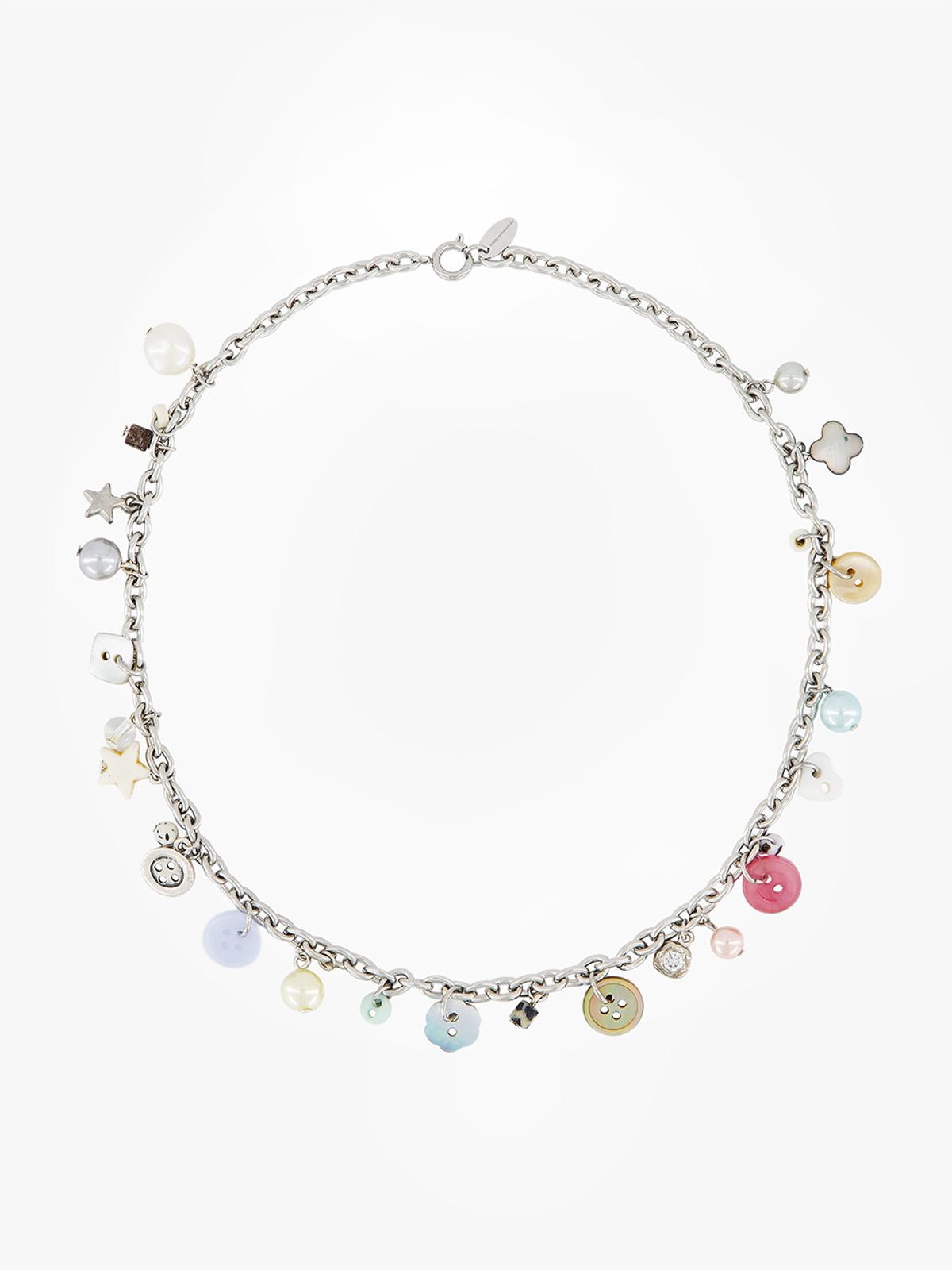 코지웨이브클럽(COZYWAVECLUB) CANDY BUTTON NECKLACE