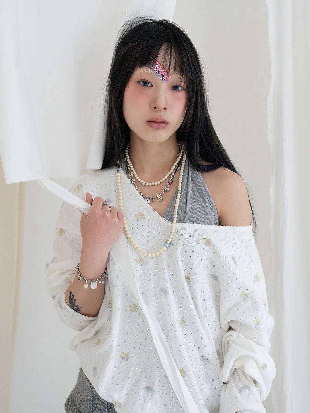 코지웨이브클럽(COZYWAVECLUB) GLOWDAY PEARL NECKLACE