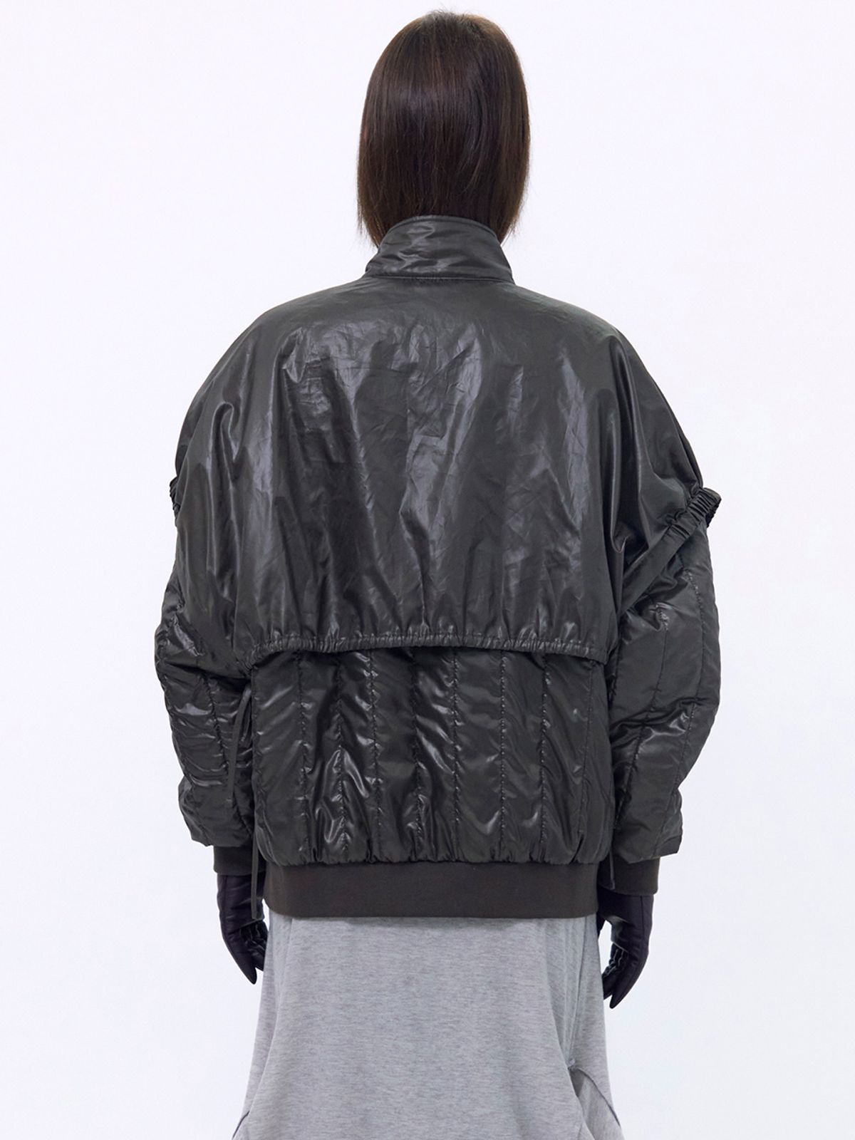 세릭(CERRIC) Wing Glossy Bomber _ Khaki