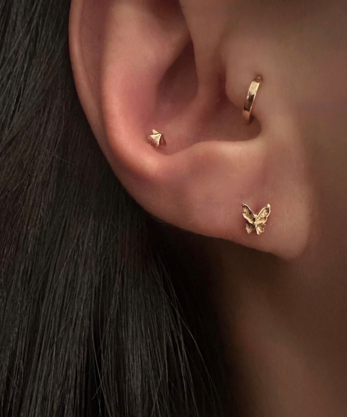 라피씬(LA PISCINE) Butterfly piercing (single)
