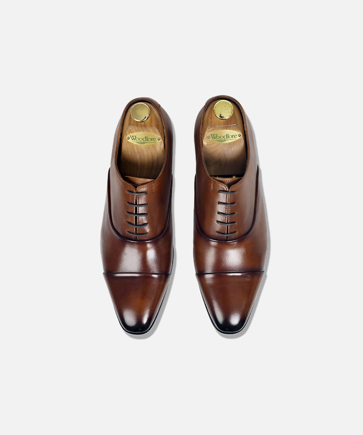 커스텀무드(CUSTOMMOOD) 볼튼 소가죽 옥스포드 슈즈(italy oil brown)