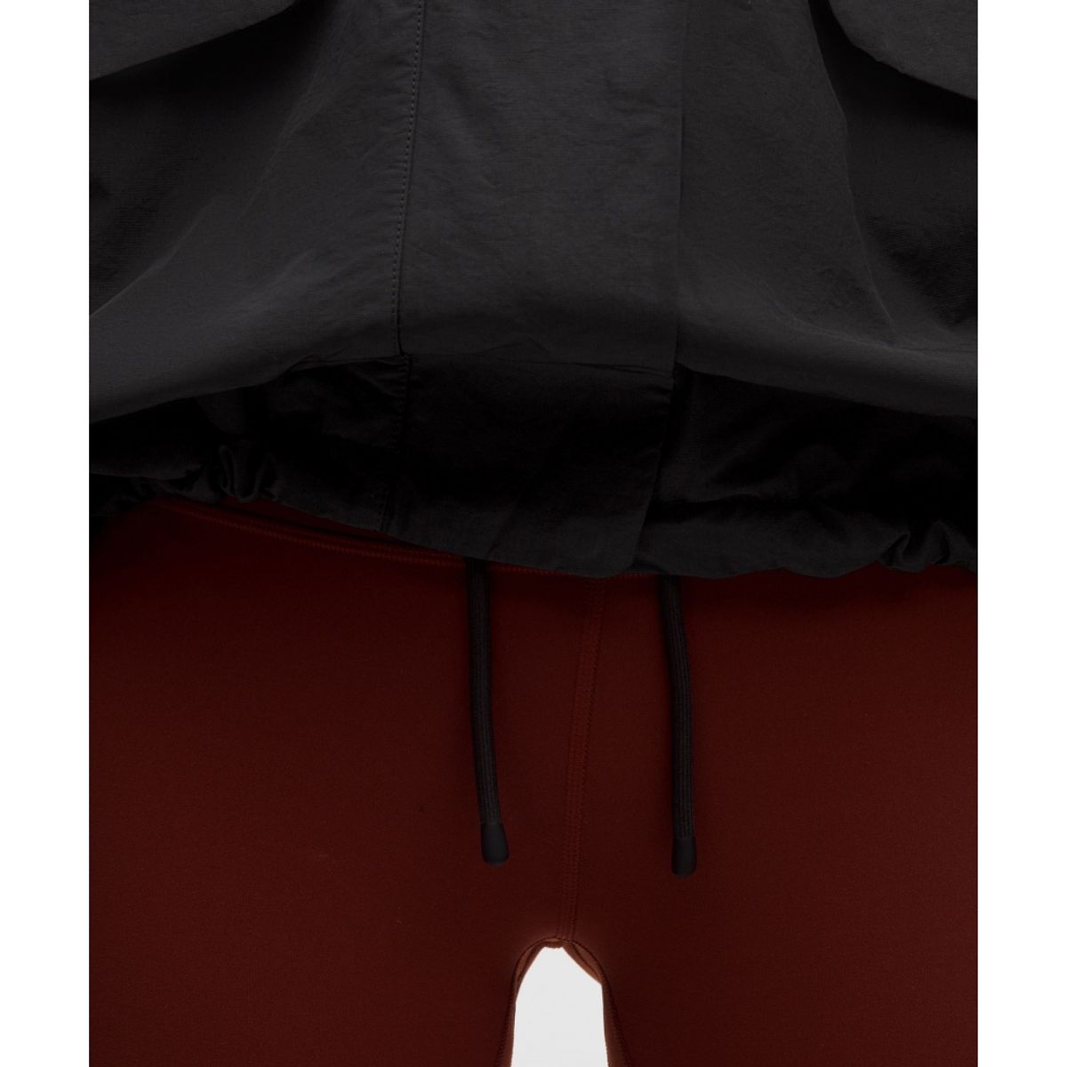 룰루레몬(LULULEMON) 오버사이즈드 신치 헴 리버서블 재킷  BLK BLK