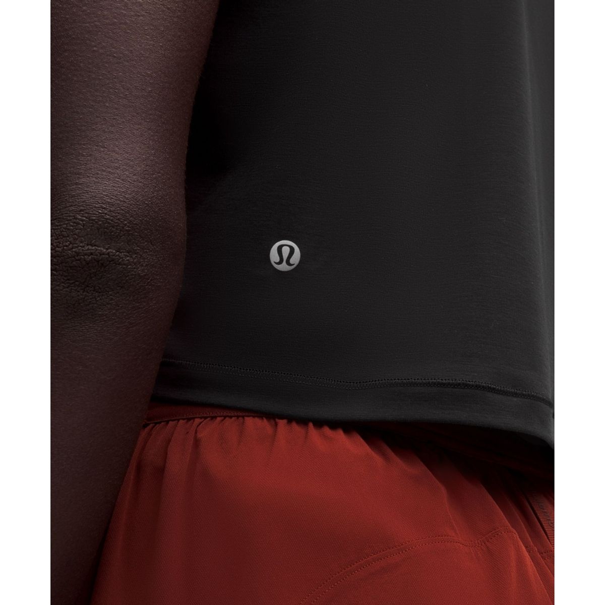 룰루레몬(LULULEMON) 저지 트레이닝 머슬 탱크탑 *워드마크  BLK