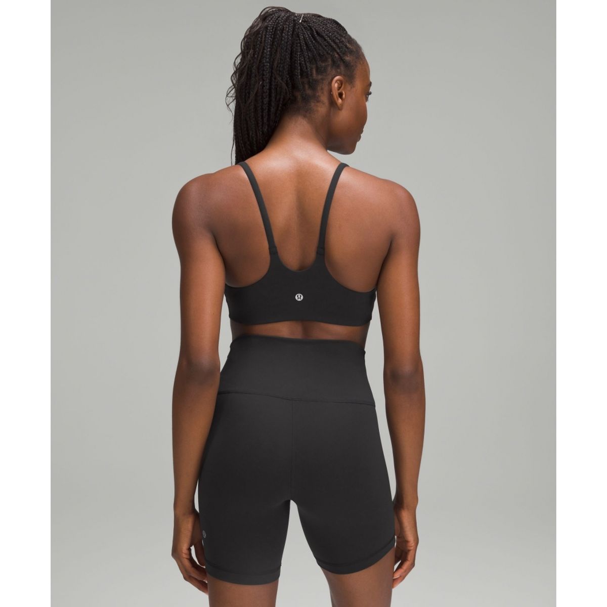룰루레몬(LULULEMON) 원더 트레인 스트래피 레이서 브라 *라이트 서포트, C D컵  BLK