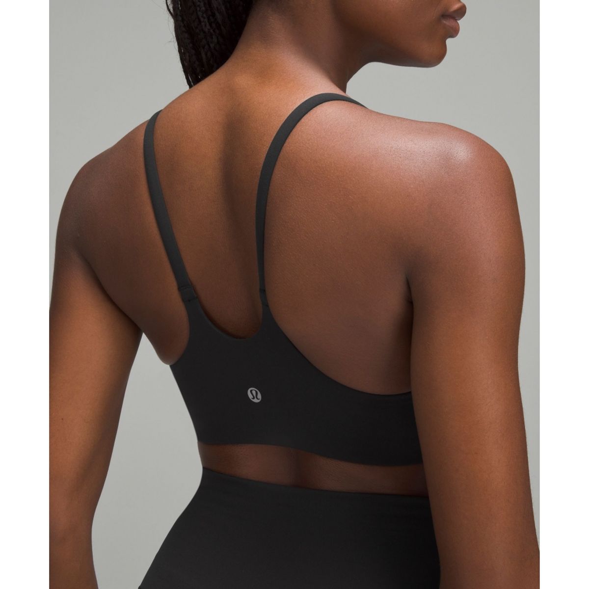 룰루레몬(LULULEMON) 원더 트레인 스트래피 레이서 브라 *라이트 서포트, C D컵  BLK
