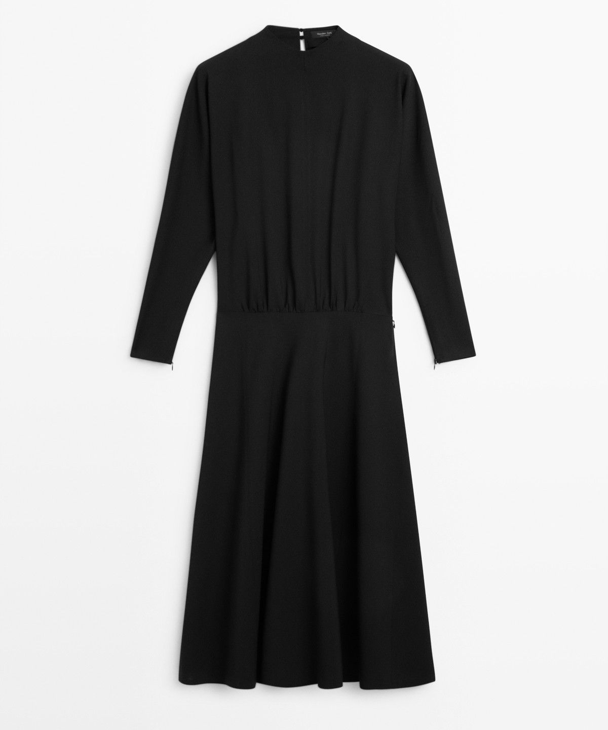 마시모두띠(MASSIMO DUTTI) 긴소매 미디 원피스