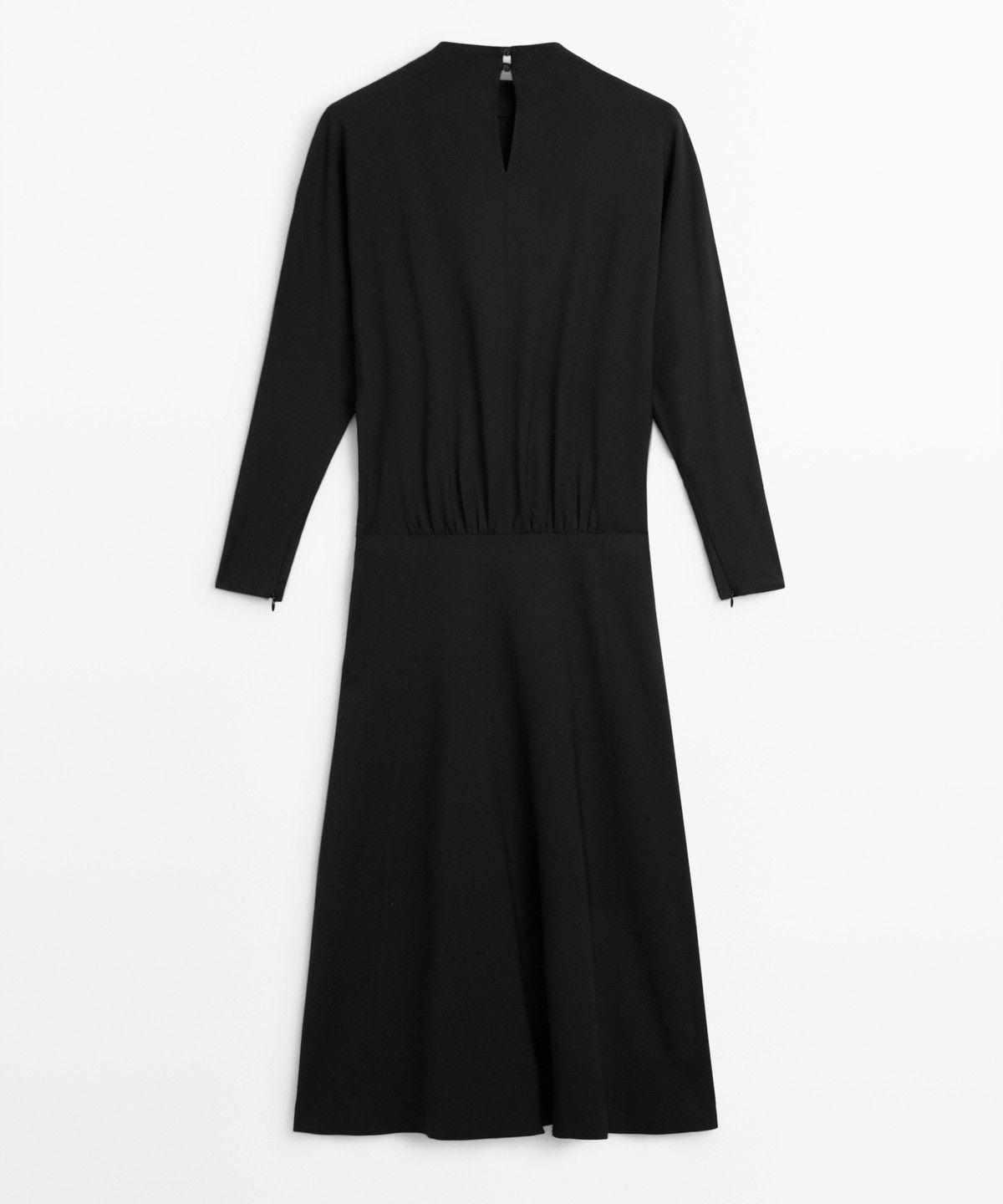 마시모두띠(MASSIMO DUTTI) 긴소매 미디 원피스