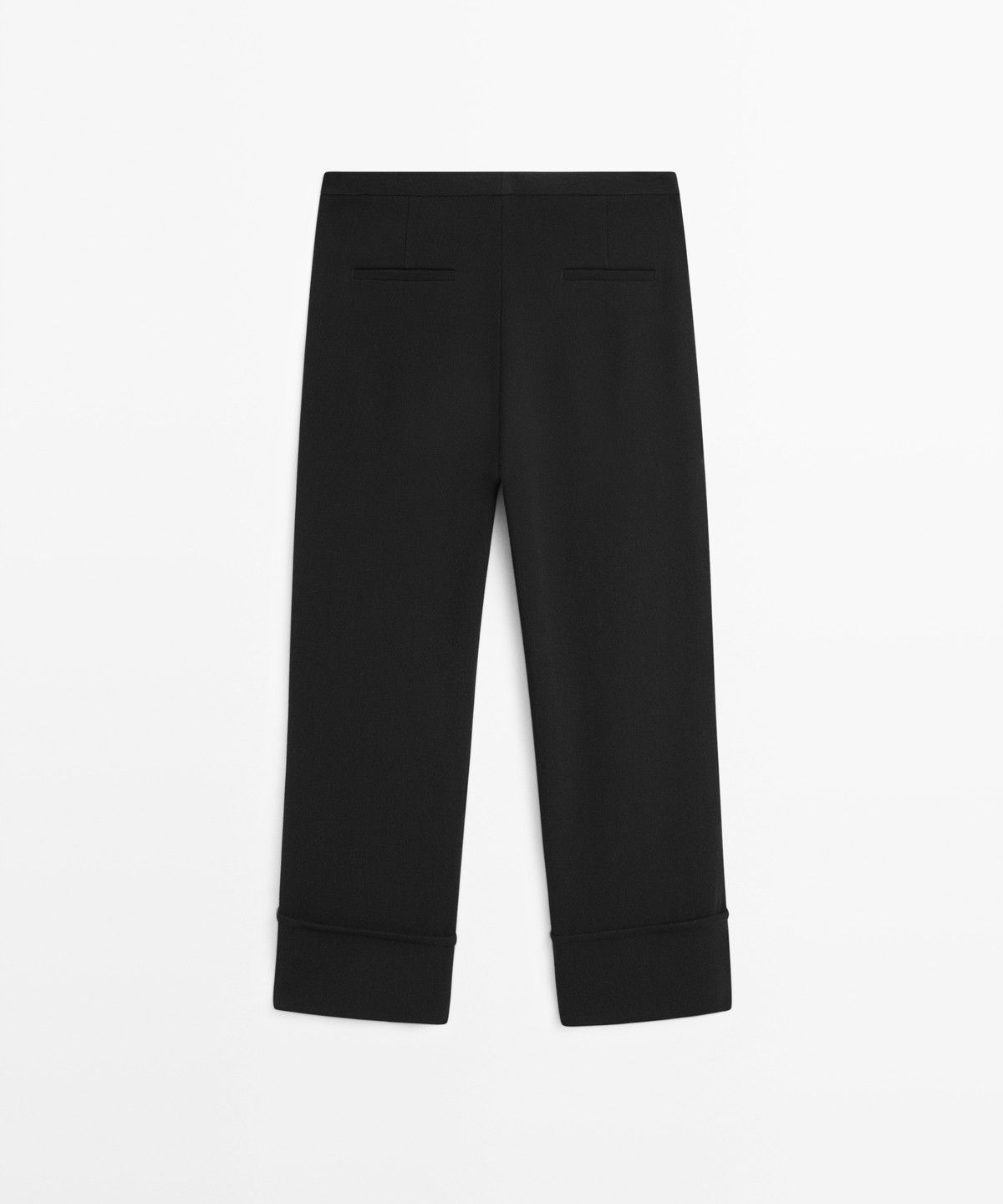 마시모두띠(MASSIMO DUTTI) 턴업 디테일 카프리 팬츠