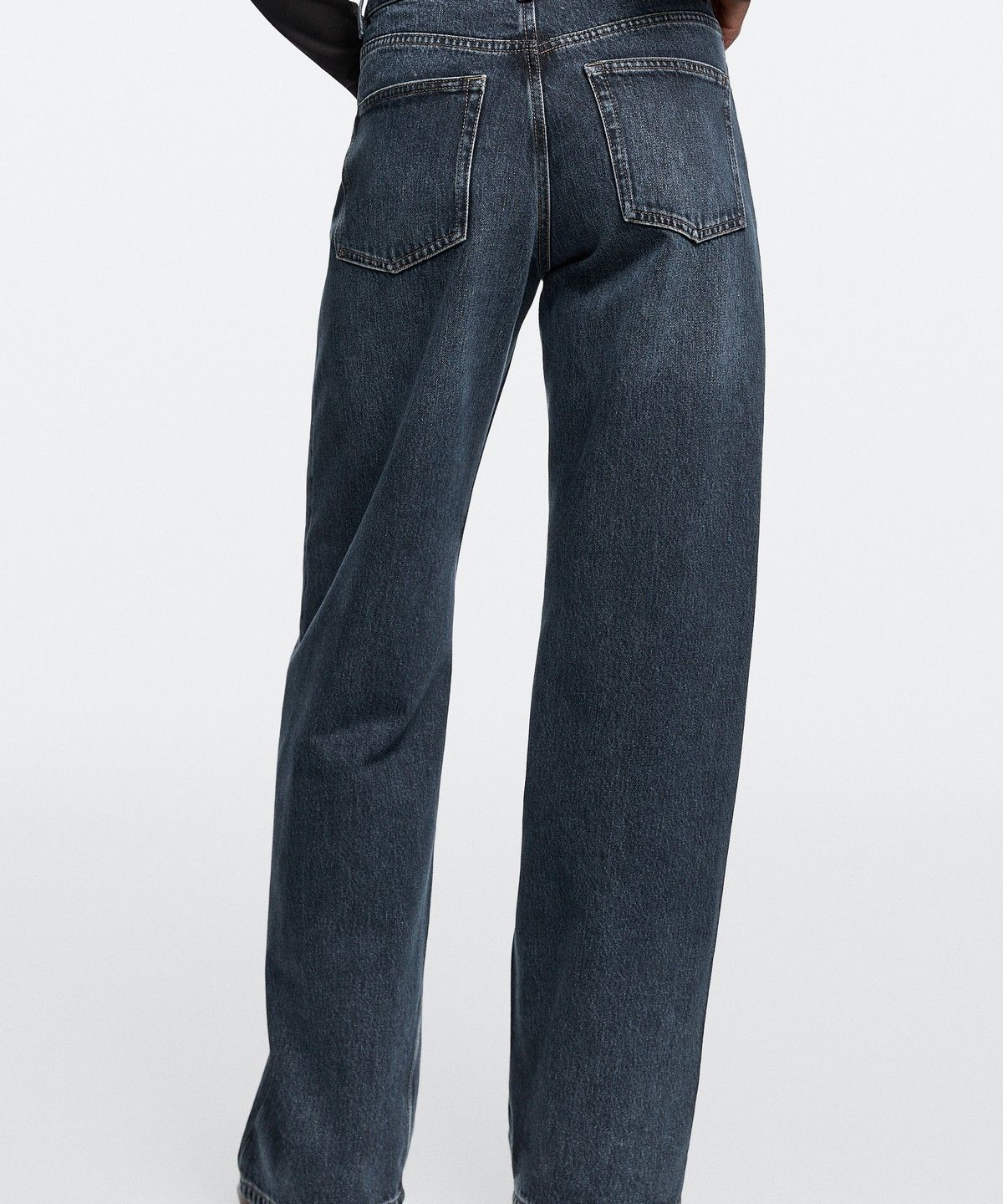 마시모두띠(MASSIMO DUTTI) 하이라이즈 와이드 레그 진