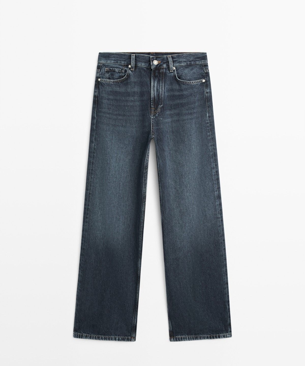 마시모두띠(MASSIMO DUTTI) 하이라이즈 와이드 레그 진