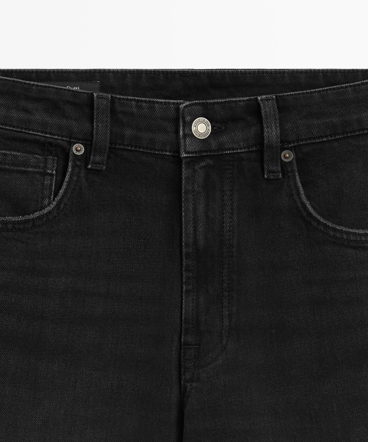 마시모두띠(MASSIMO DUTTI) 하이라이즈 크롭 스트레이트 핏 진