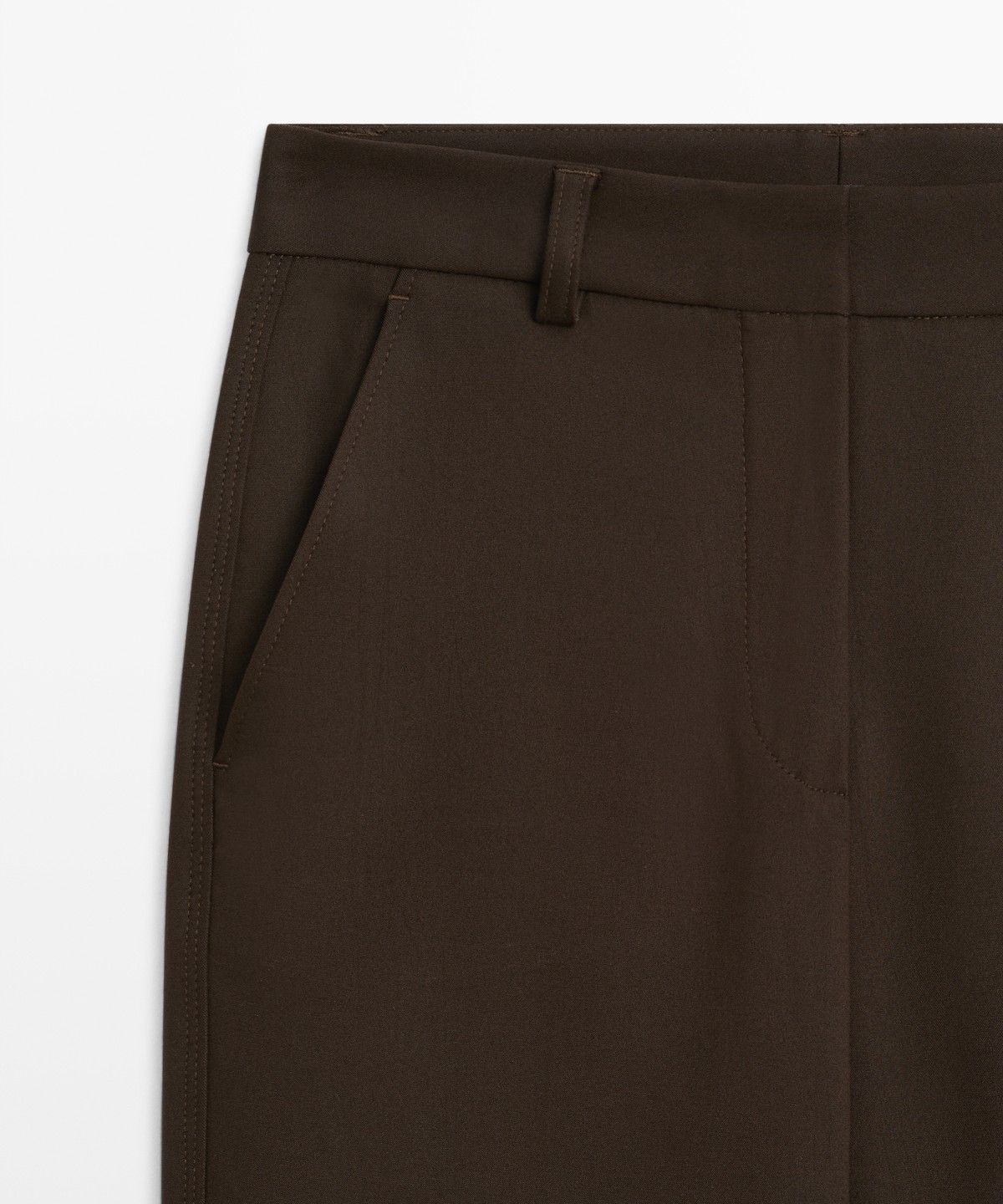 마시모두띠(MASSIMO DUTTI) 테크니컬 플레어 핏 팬츠