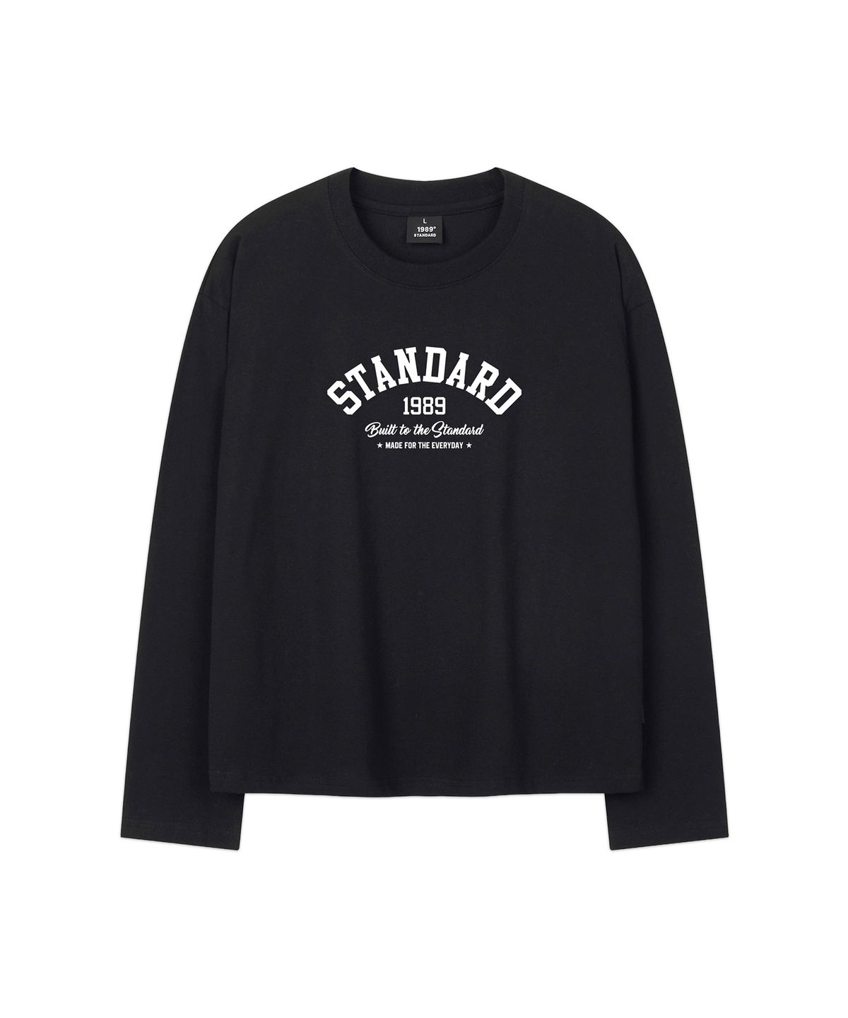 1989스탠다드(1989STANDARD) BUILT STANDARD 크롭 롱 슬리브(SKLSTD-0256)