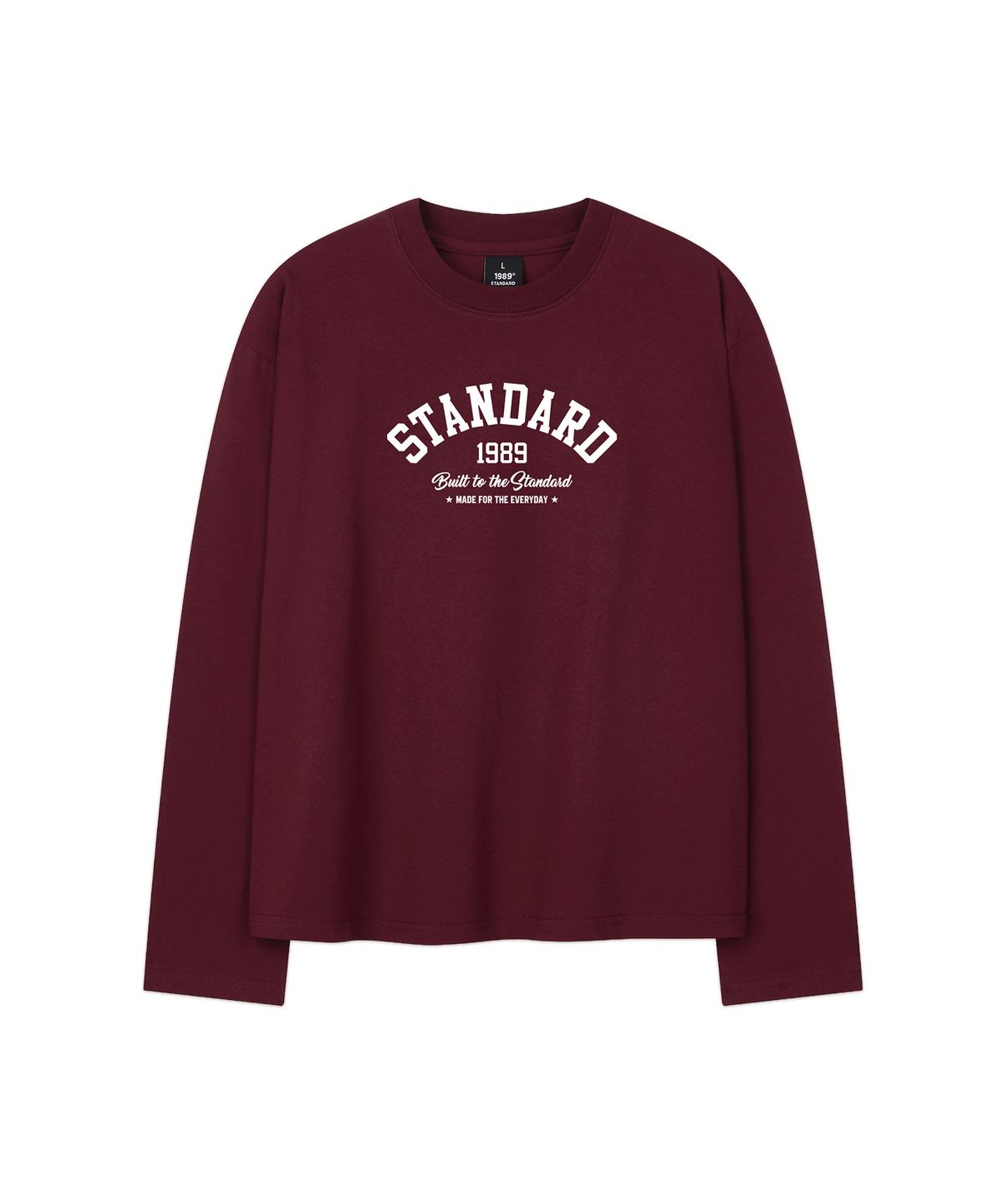 1989스탠다드(1989STANDARD) BUILT STANDARD 크롭 롱 슬리브(SKLSTD-0256)