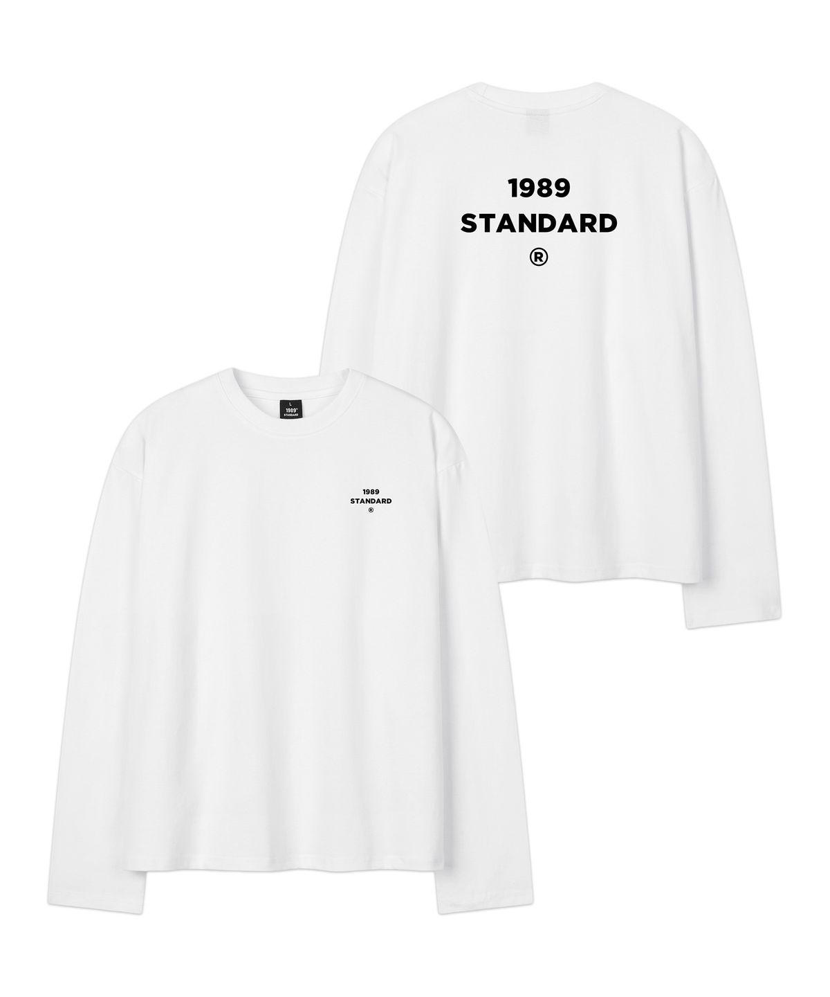 1989스탠다드(1989STANDARD) BACK CENTER 크롭 롱 슬리브(SKLSTD-0229)