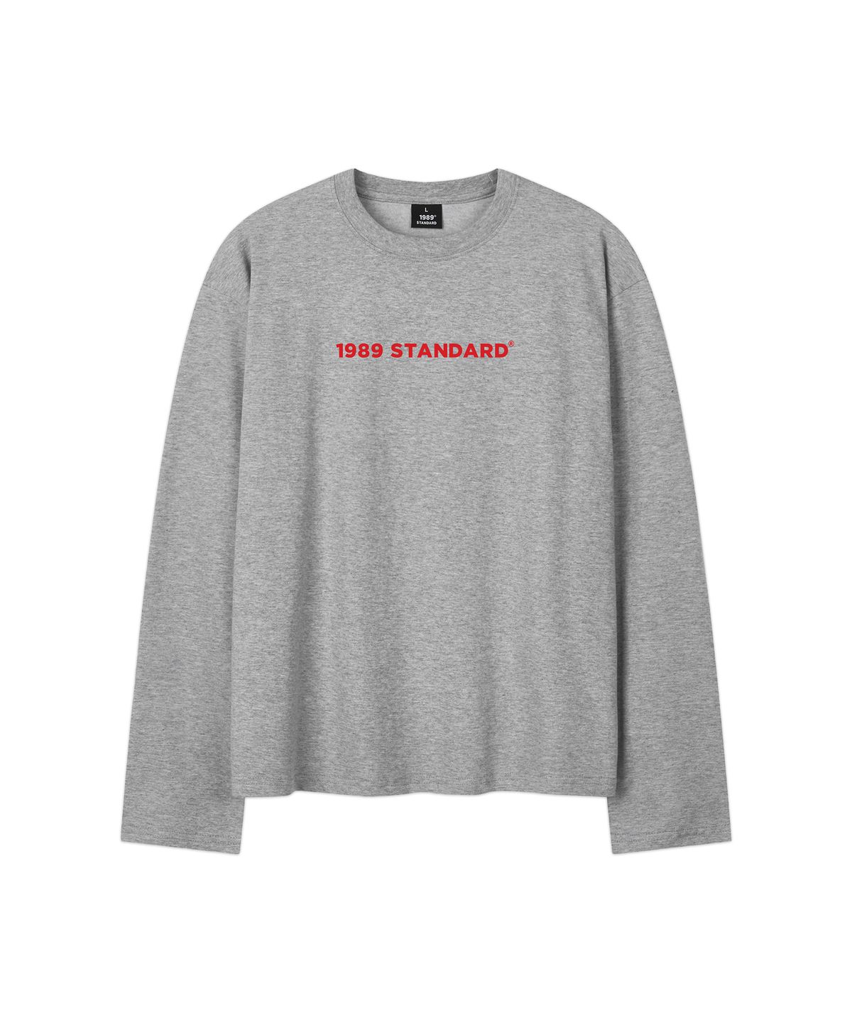 1989스탠다드(1989STANDARD) BASIC LOGO 크롭 롱 슬리브 (SKLSTD-0006)