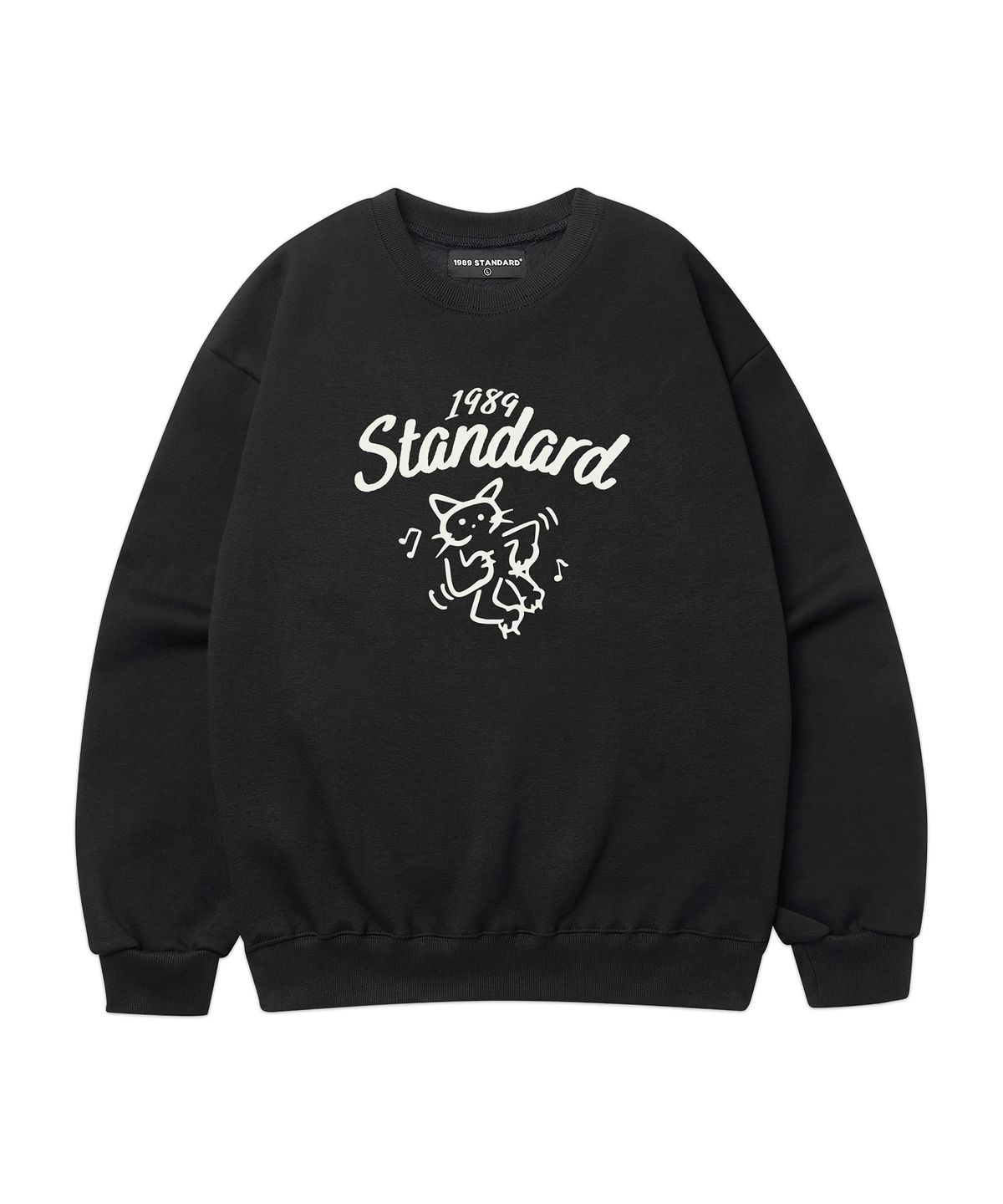 1989스탠다드(1989STANDARD) HAPPY CAT 맨투맨 (STMSTD-0267)